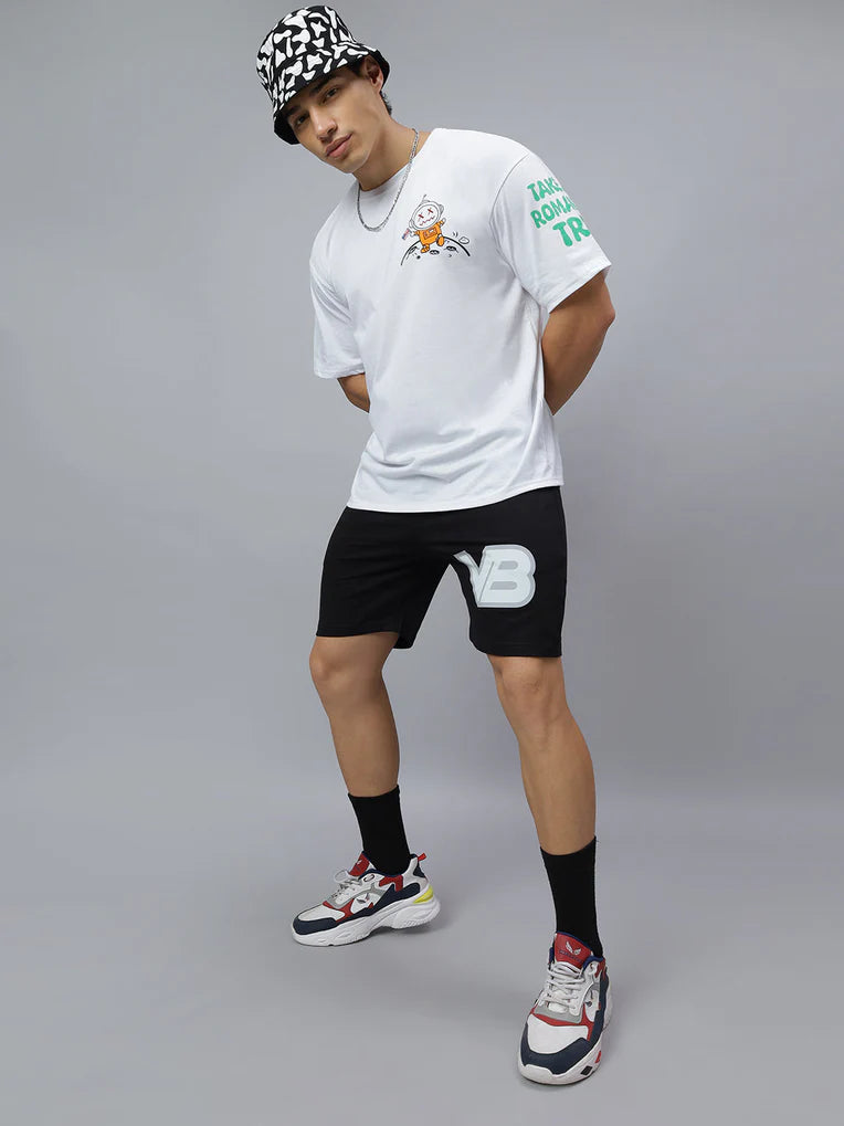 White Oversize ROMANTIC TRIP T-shirt