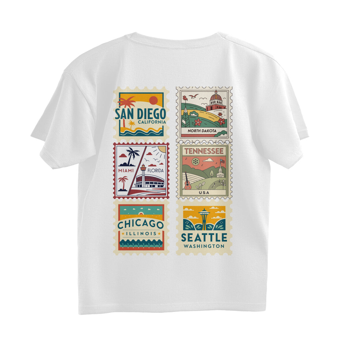 Stamps Oversized Unisex Tshirt