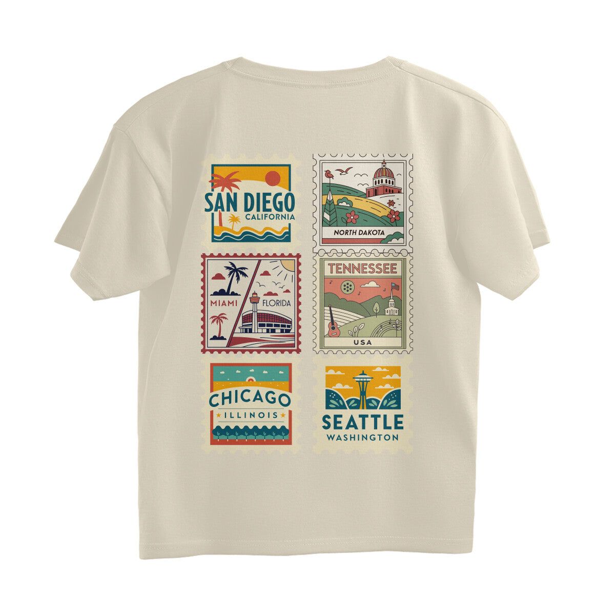 Stamps Oversized Unisex Tshirt