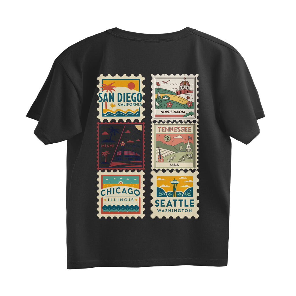 Stamps Oversized Unisex Tshirt