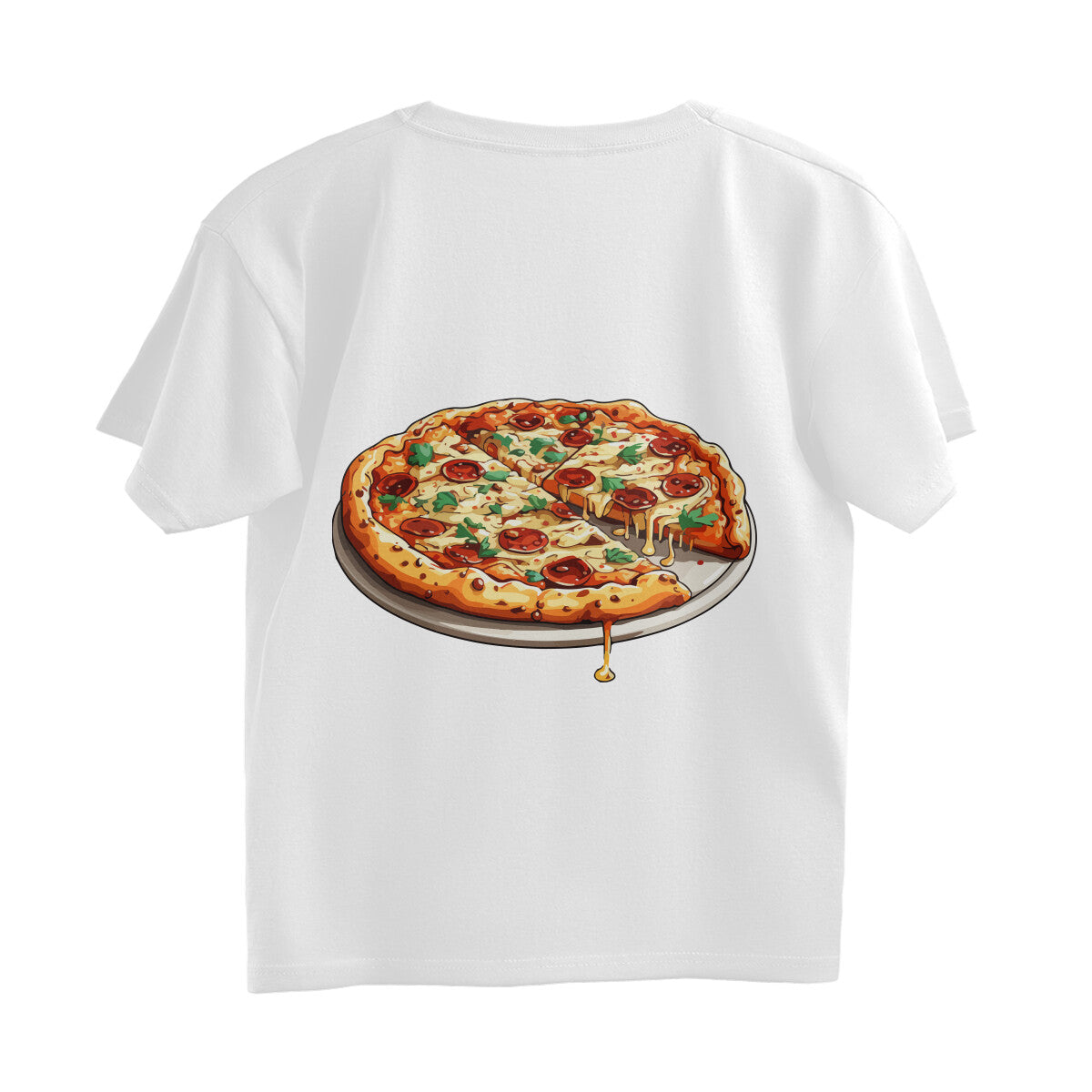 Pizza Oversized Unisex Tshirt